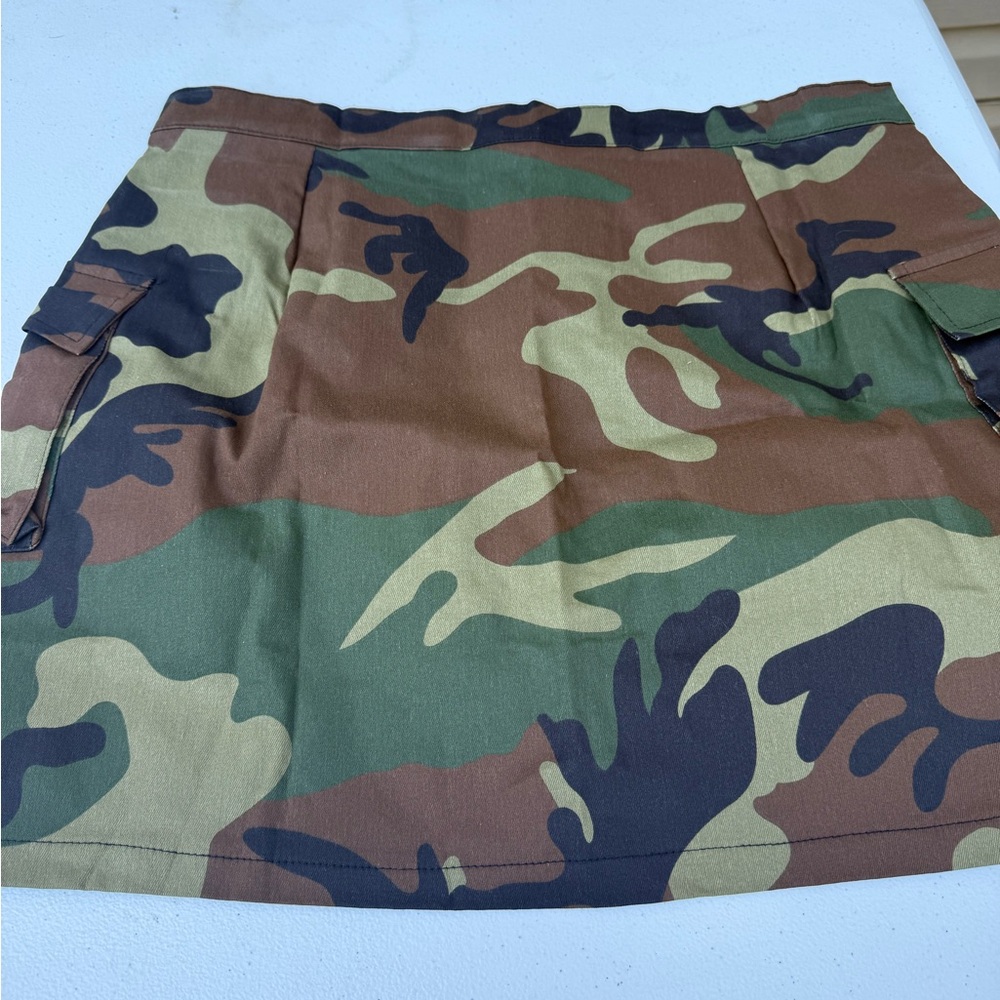 Camouflage Mini Skirt
